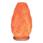 Himalayan Glow Salt Lamp with Neem Wood Base, 6-8 lbs