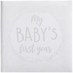 Kate & Milo Baby’s First Year Baby Memory Journal Gender-Neutral Baby Keepsake Baby Milestone Memory Book Baby Journal Wreath