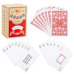 YANMEIYA 148 Chinese Mahjong Playing Cards PVC Plastic Waterproof Design