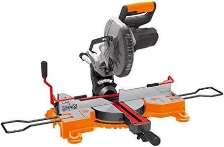 WORX Scie à Onglet sans Fil 20V WX845.9, Capacité de Coupe max 220 mm, Coupe en Biseau Jusqu'à 45°, Multimatériaux, Pour des Coupes Nettes et Précises, Sans Batterie ni Chargeur