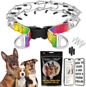 Prong Collar - No Pull, Pinch Collar for Small to Large Dogs - Stainless Steel Choker Chain