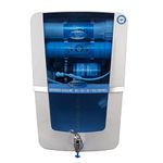 Aquatec Plus - Advanced Alkaline 12 L RO + UV + UF + TDS Water Purifier for home (White, Blue) work up to 3000 tds