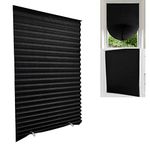 Temporary Blinds for Windows, No Drill Stick on, Light Filtering Privacy Protection, for Bedroom Kitchen Bathroom Windows, Easy to Cut and Install with 2 Clips