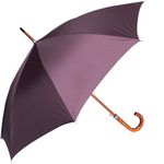 John's Umbrella 610mm Woodking Straight fold Mono Colour (G Violet)