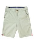 8 Years Boys Shorts by Cub McPaws | Kids Cotton Blend Shorts for Boys | Stylish Green Shorts | 8-9 Years