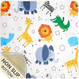 Waterproof Floor Splat Mat for Under High Chair| 51" Splash Mat Under High Chair/Under High Chair Mat |Splash Mat Highchair, High Chair Mats for Dropping Food, Food Floor Mat for Kids
