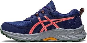 ASICS Gel Venture 9 Womens Trail Running Shoes, Indigo Papaya, 6 US