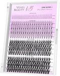 VEYESBEAUTY Lash Clusters Individual Lash Extensions One More+ DIY Multi-type Faux Mink Lash Tray Bottom, 7D Spike, 30D+40D Clusters Natural Eyelashes for Self Application