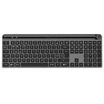 JLab Epic Advanced Wireless Keyboard - Multi Device Backlit Rechargeable Bluetooth Keyboard with 2.4G USB Connectivity, Slim Design Full Size Office Keyboards with Quiet Keys for PC/Laptop/Apple Mac