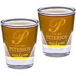 Personalized Shot Glasses Set of 2 