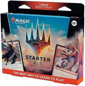 Magic The Gathering 2023 Starter Kit - Learn to Play with 2 Ready-to-Play Decks + 2 Codes to Play Online (2-Player Fantasy Card Game)