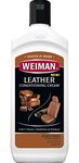 Weiman 3 in 1 Deep Leather Cleaner & Conditioner Cream - Restores Leather Surfaces - Use on Leather Furniture, Car Seats, Shoes, Bags, Jackets, Saddles