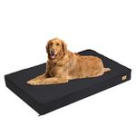 BingoPaw Dog Crate Bed Mat: Orthopedic Memory Foam 42inch Pet Cage Mattress Cushion with Removable Washable Waterproof Cover Grey XL (105x70x10CM)