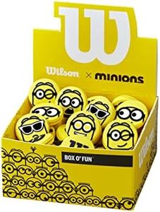 Wilson Unisex Minions 2.0 Vibration Tennis Dampener, Yellow, 75 PK UK