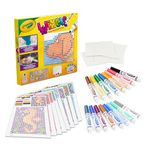 CRAYOLA Wixels Animal Activity Kit | Colour-Absorbing Pixel Art Set | includes Markers and Easy to Follow Colour Guides | for Ages 6+