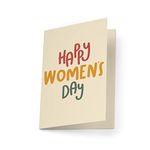 Festiko®Happy Women's Day Greeting Card to Gift Mother Sister Wife Office collogue Friend Girlfriend Girl | Womens Day Card for Employees mom Woman boss Girl Friend Pack Of 15