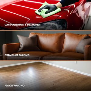 VonHaus Dual Action Car Polisher Kit – 650W, 6 Speeds, 4 Pads, Case