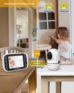 HelloBaby Baby Monitor – Audio & Camera, Night Vision