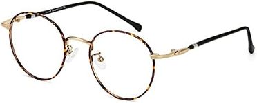 Cyxus Blue Light Glasses Anti Eyestrain Computer Eyeglasses, Clear Lens Retro Eyewear for Men and Women