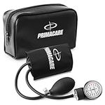 Primacare DS-9191 Aneroid Sphygmomanometer Manual Blood Pressure Monitor Kit, Pediatric Size BP Cuff with Latex Free Inflation System, Waterproof and Portable Nylon Carry Case