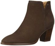 Driver Club USA Women's Leather Made in Brazil Heeled Ankle Boot, Brown Nubuck, 5