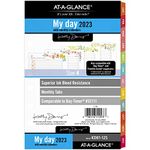 2023 Daily & Monthly Planner Refill by AT-A-GLANCE, 52111 Day-Timer, 5-1/2" x 8-1/2", Size 4, Desk Size, Kathy Davis (KD81-125)