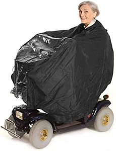 BRAMBLE Poncho Pluie pour Fauteuil Roulant/Cape Imperméable Scooter Protection Accessoires Handicapés