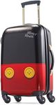 American Tourister Disney Hardside Luggage with Spinner Wheels, Black,Red, Carry-On 21-Inch, Disney Hardside Luggage with Spinner Wheels