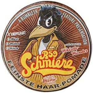 Rumble59 Schmiere Movie Edition Bullet Hard - The Wanderers - Pomade Men - Hair Wax Men for Strong Hair, Hair Styling Hair Wax Men Hair Paste Hair Wax Pomade Hair Wax Men, 140 ml