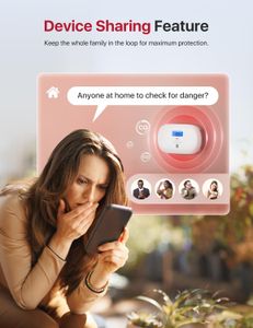 X-Sense Smart Carbon Monoxide Detector – LCD Display, App Control, Battery