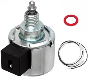 694393 692734 846639 33R777-0009-G1 Fuel Shut-Off Solenoid Compatible with Briggs&Stratton, John Deere Hu sqvarna Craftsman Lawn Mower Carburetor Solenoid Valve Replacement for Lawn & Garden Engine