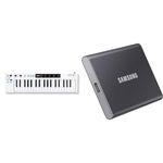 Arturia - Keystep 37 - Creative MIDI Controller, Sequencer, Arpeggiator and Chord Generator & Samsung T7 Portable SSD - 1 TB - USB 3.2 Gen.2 External SSD Titanium Grey (MU-PC1T0T/WW)