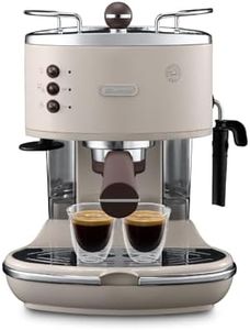 De'Longhi Vintage Icona Traditional Barista Pump Espresso Machine, Coffee and Cappuccino Maker, ECOV311BG, 1.4 liters, Cream