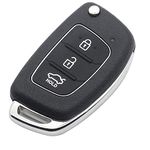 MAND Hyundai Remote Key Shell Fit for i20, Verna, Xcent, Grand i10 (Black, HK-99)