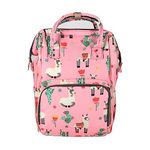 House of Quirk Maternity Backpack Baby Boy Girl Large Capacity Convenient Baby Backpack (Alpaca Pink)