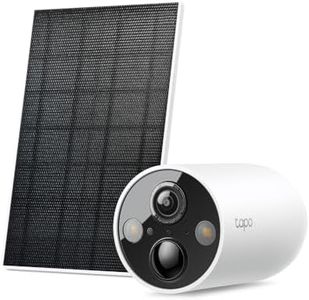 TP-Link Solar-Powered Security Camera Kit, Anti-Theft Alert & Privacy Lock, Color Night Vision, Starlight Sensor, 2K QHD, 150° FOV, IP66, Free AI Detection, Two-Way Audio, SD Card Slot (TC85 KIT)