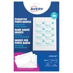 Avery Name Badges Laser-printable Refill Kit 8 per Card Ref L7418 [ 25 Sheets]