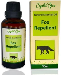 Makes 4 litres of Fox Repellent Spray. Tried & Tested Concentrated Blend of Chilli, Garlic & Citronella Oil. Ultra-Effective, Safe Deterrent. Dilute with Tap Water & Spray. Crystal Opus