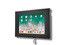 TABcare Locking Security Metal Case for Apple iPad Air 4 5 10.9" Tablet for Kiosk, POS, Store, Show Display (Black, iPad Air 4/5 10.9)