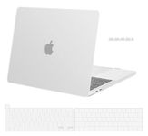 Midkart Slim 1mm Case Compatible with MacBook Pro 13 Inch (Model M2 A2338 / M1 A2338 / A2289 / A2251 / A1706 / A1708 / A2159 / A1989, Release 2023-2016) Anti-Scratch Anti-Fingerprint, Thin White