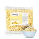 Depilah Brazilian Face Wax for Women - 500gm White Chocolate Film Wax for Face & Body - Stripless Wax Beans for Hair Removal - Easy Brazilian Wax