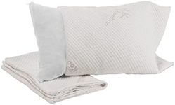 Snuggle-Pedic Pillow Cases - 54 x 20in Luxurious & Removable Kool-Flow Cover with Bamboo Material
