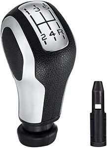 Spurtar Pomos de Palanca de Cambios 5 Velocidades Manual Palanca de velocidad del coche para Peugeot 206 207 208 306 307 308 1007 3008 para Citroen C1 C2 C3 C4 con Adaptador