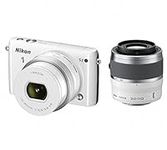 Nikon Mirrorless Interchangeable Lens Camera Nikon1 S2 Double Zoom Kit S2wzwh (White)