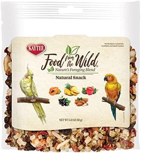 Kaytee Food From The Wild Natural Pet Bird Snack Food Treats For Parakeets, Cockatiels, Lovebirds, and Small Conures, 3 oz