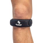 StrictlyStability Patellar Tendon Knee Strap for Pain Relief for Athletic Support, Jumper’s Knee, Runner's Knee and Tendonitis (One Size)