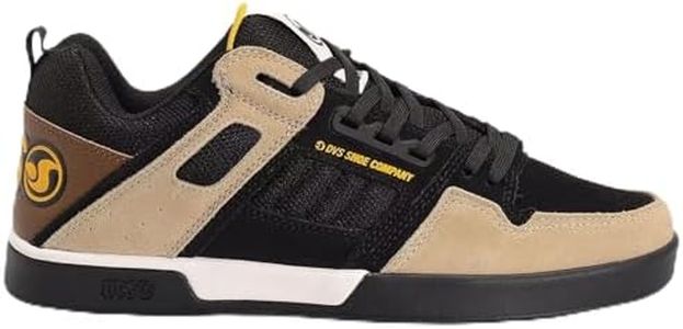 DVS Men's Comanche 2.0 Black Tan Low Top Sneaker Shoes 10.5