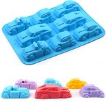 TREXEE Enterprises CAR Mold Silicone Mold Baking Mold Car Shape Cake Soap Pudding Cookie Jelly Chocolate Muffin Cake Cupcake Baking Mould (DESIGN1)