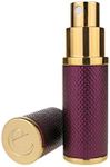 The Essential Atomizer Co. Purple Patina 10ml perfume atomizer with Gift Box. Refillable fragrance atomiser for handbag & travel. Includes funnel