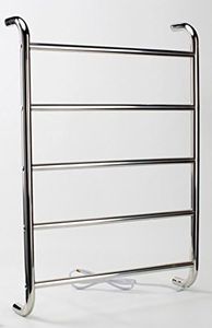 Madrid Electric Heated Towel Rail H770mm W550mm Mirror Polished Finish Dry Electric Towel Rail